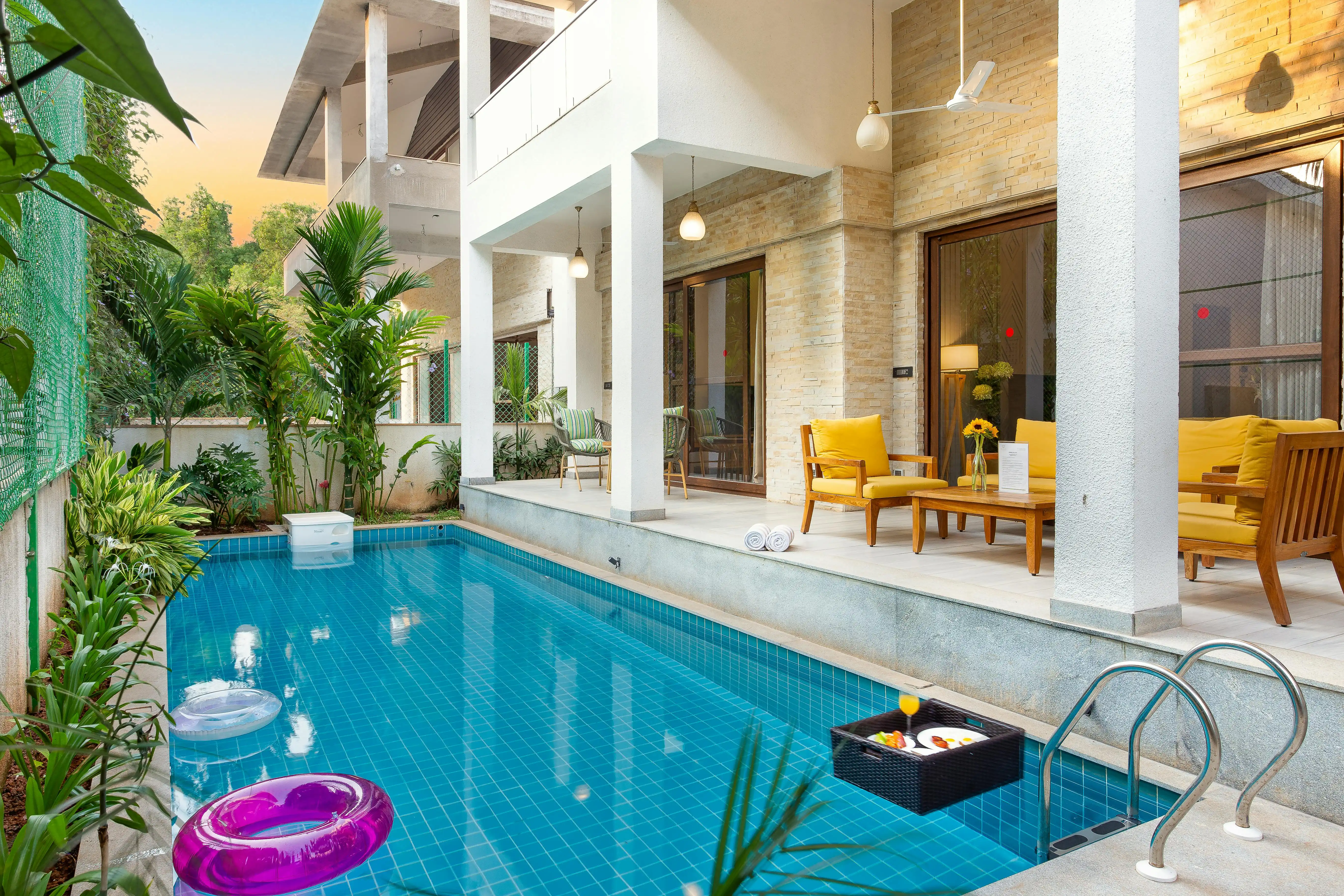 Swimming pool of luxury house